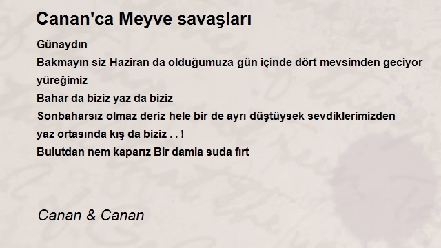 Canan & Canan