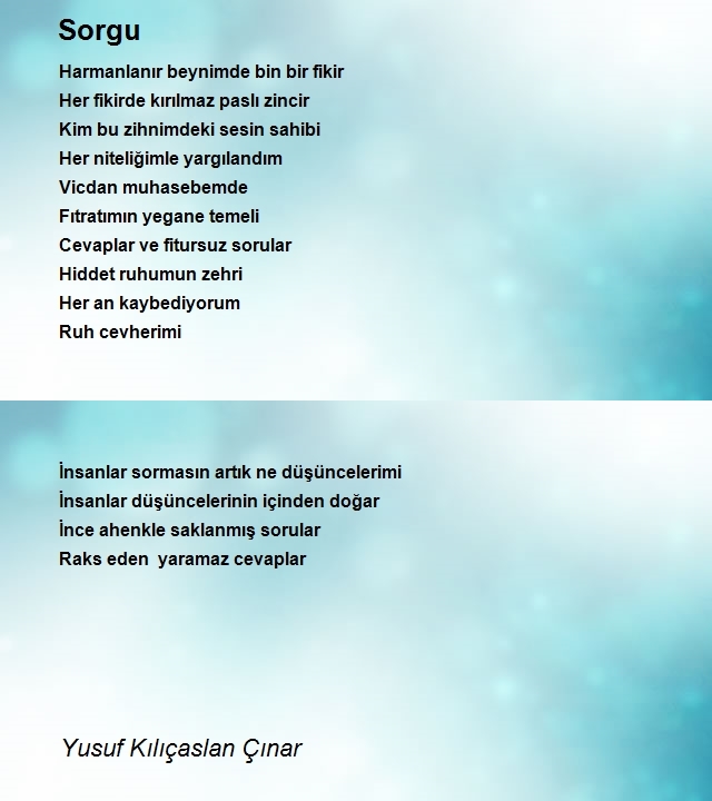 Yusuf Kılıçaslan Çınar