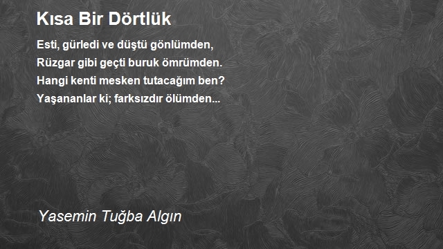 Yasemin Tuğba Algın