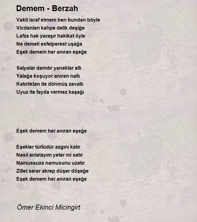 Ömer Ekinci Micingirt