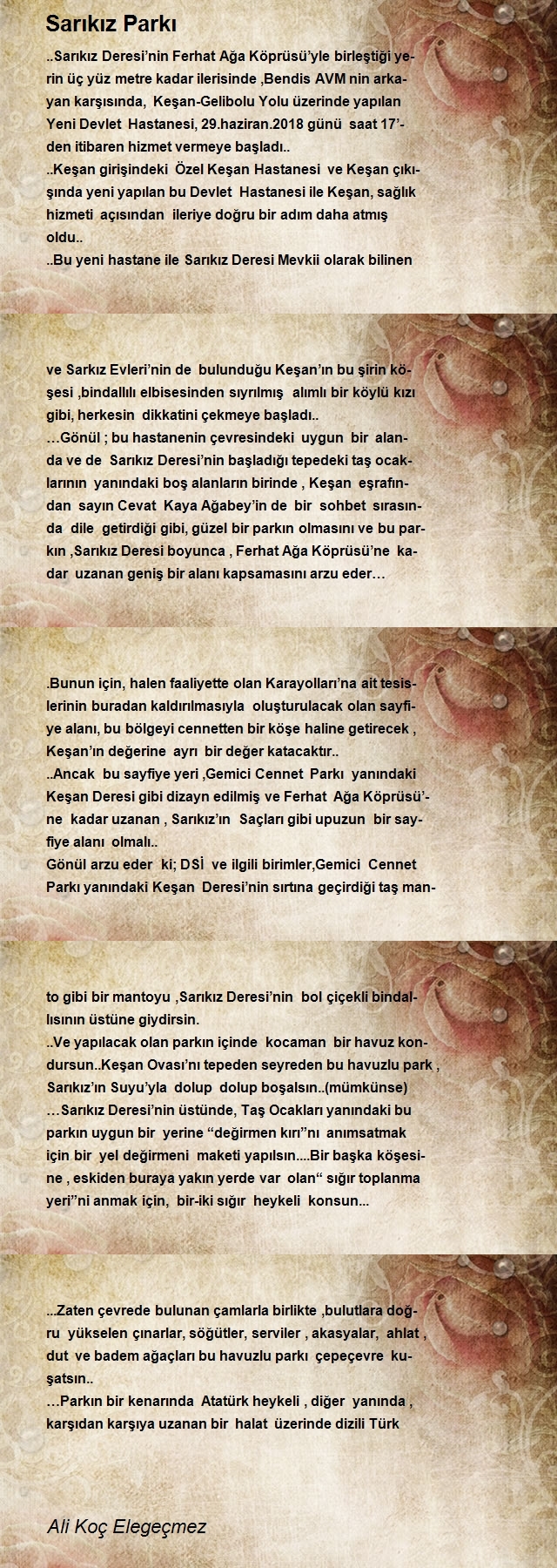 Ali Koç Elegeçmez