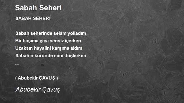 Abubekir Çavuş