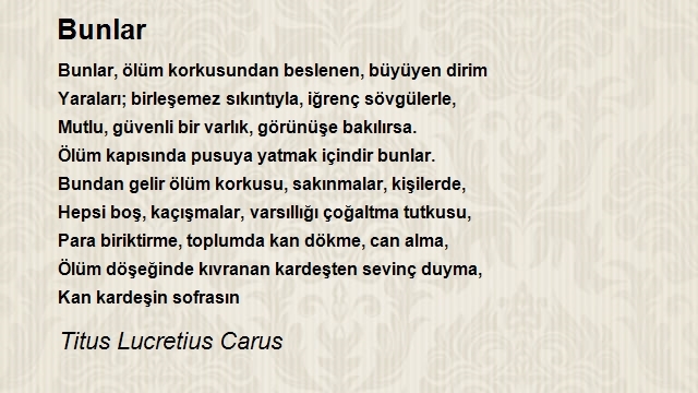 Titus Lucretius Carus