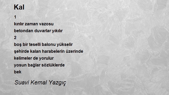 Suavi Kemal Yazgıç