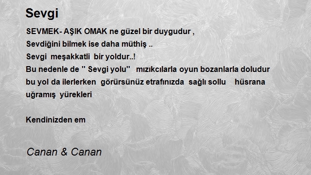 Canan & Canan