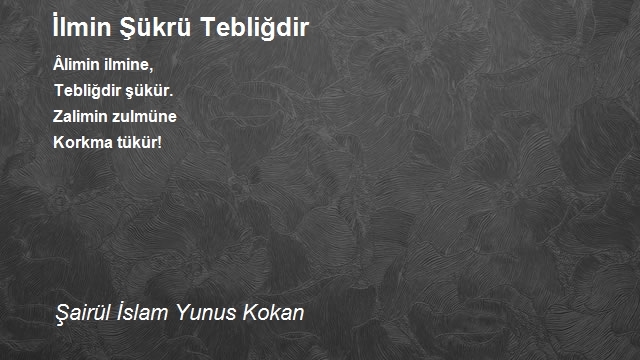 Şairül İslam Yunus Kokan