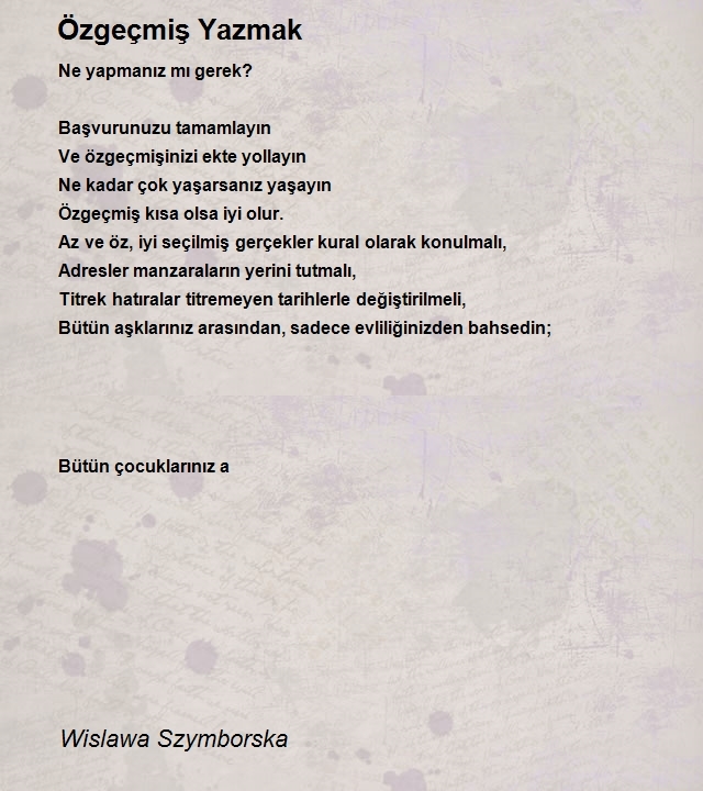 Wislawa Szymborska