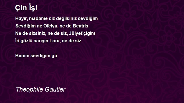 Theophile Gautier