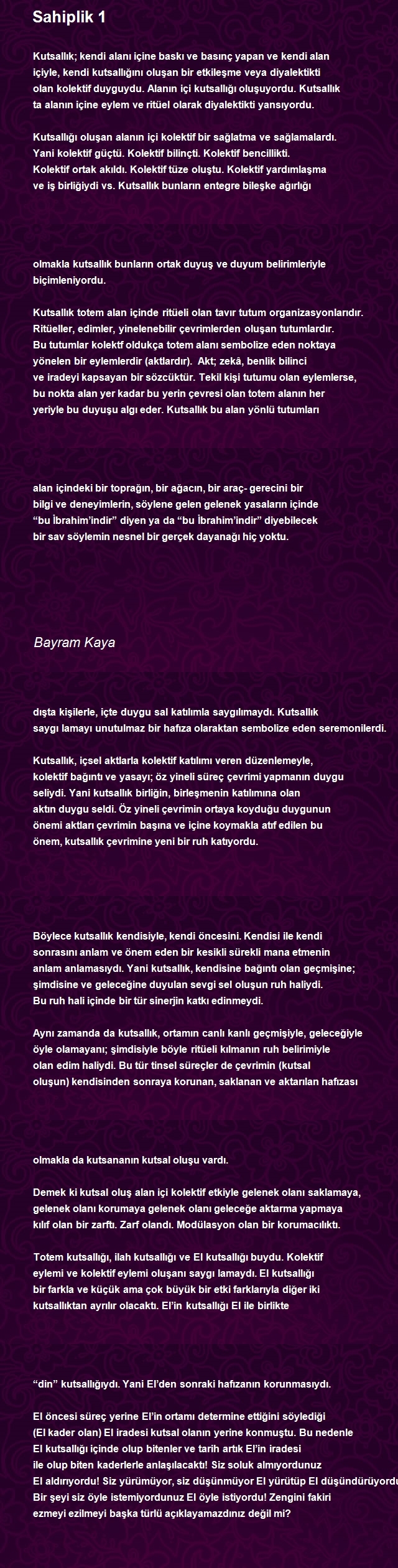 Bayram Kaya