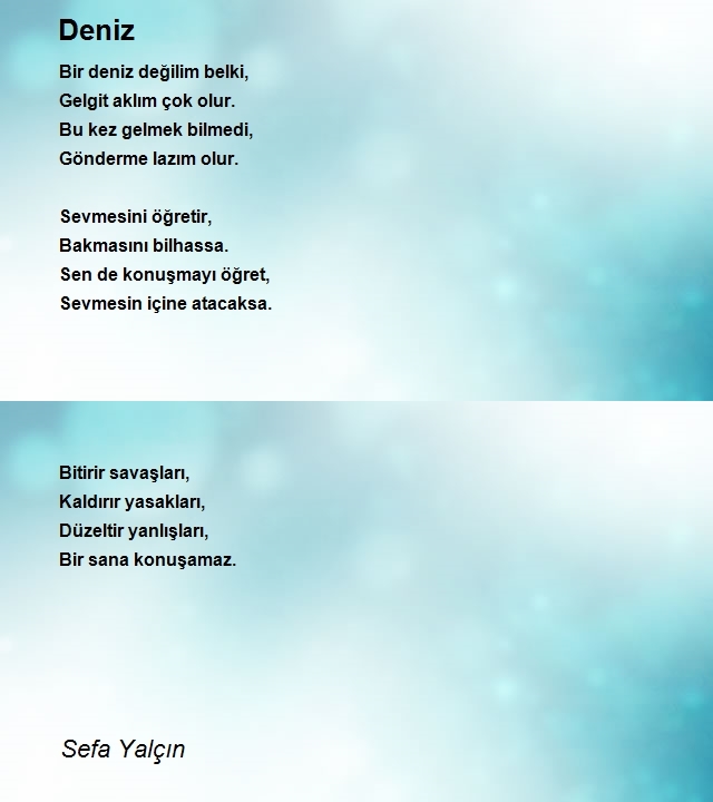 Sefa Yalçın