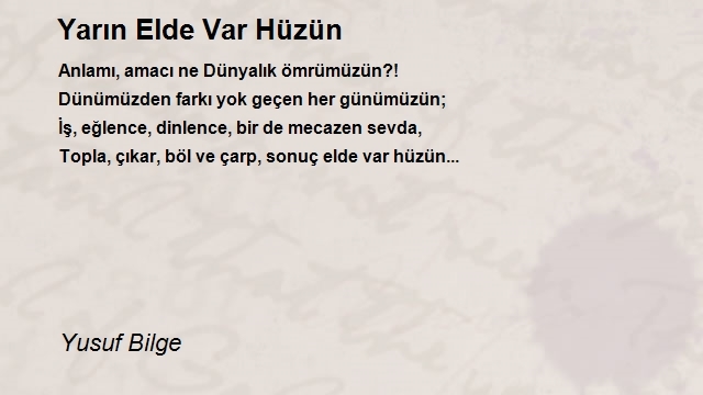 Yusuf Bilge