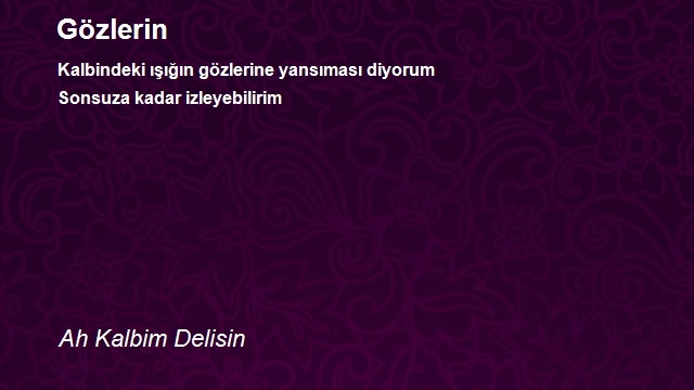 Ah Kalbim Delisin