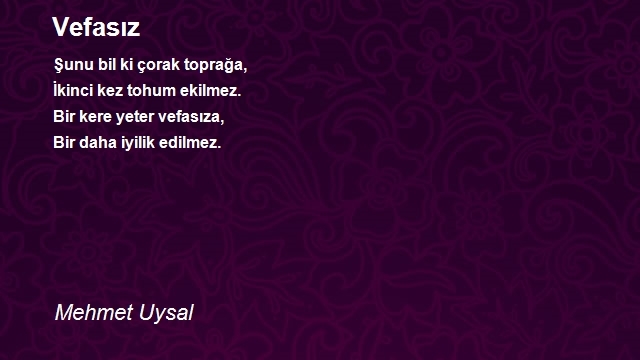 Mehmet Uysal