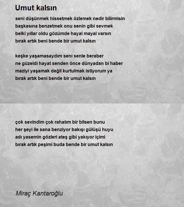 Miraç Kantaroğlu