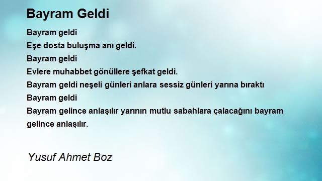 Yusuf Ahmet Boz