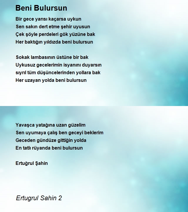 Ertugrul Sahin 2