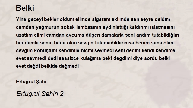 Ertugrul Sahin 2