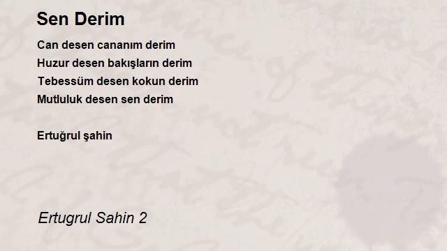 Ertugrul Sahin 2