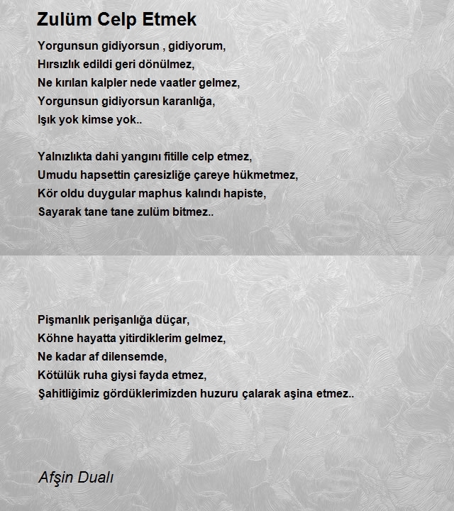 Afşin Dualı