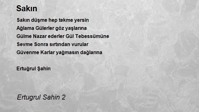 Ertugrul Sahin 2