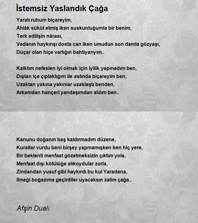 Afşin Dualı