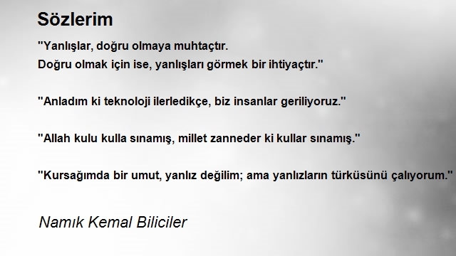 Namık Kemal Biliciler