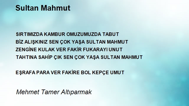 Mehmet Tamer Altıparmak