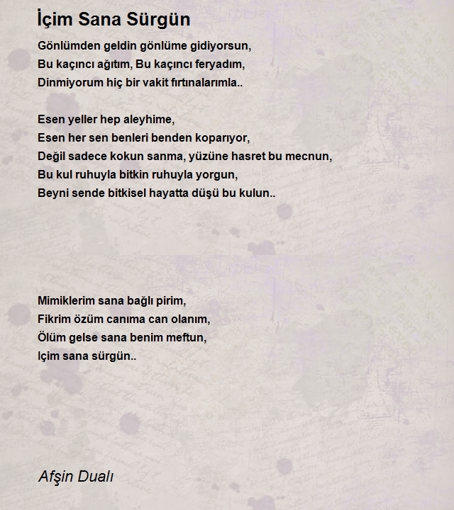 Afşin Dualı