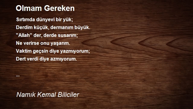 Namık Kemal Biliciler