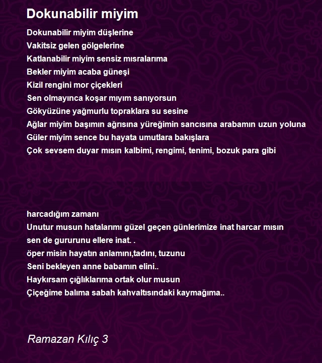 Ramazan Kılıç 3