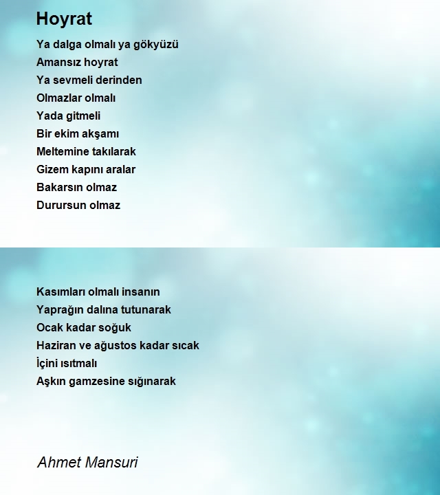 Ahmet Mansuri