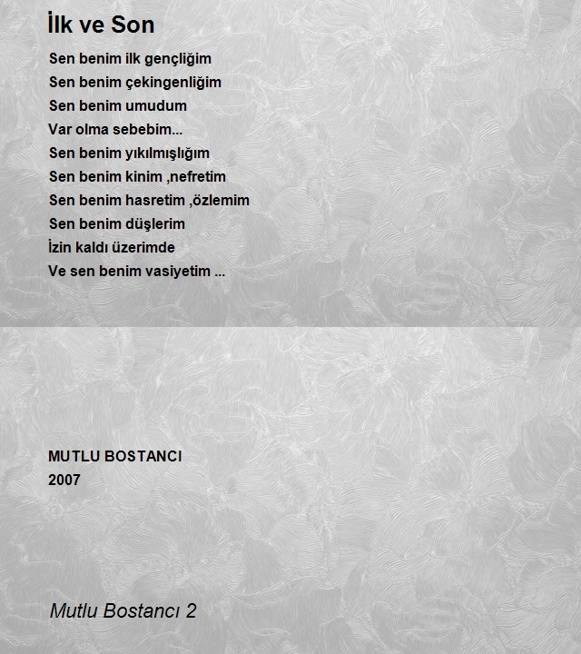 Mutlu Bostancı 2