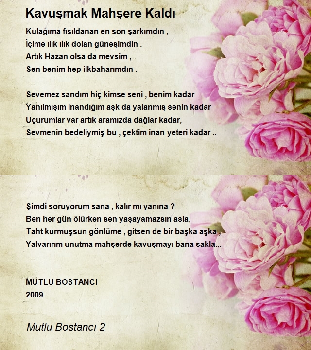 Mutlu Bostancı 2