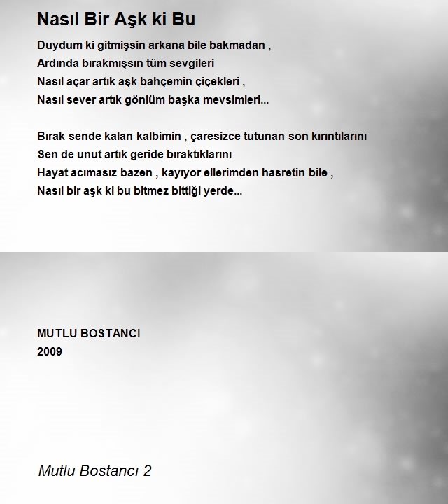 Mutlu Bostancı 2