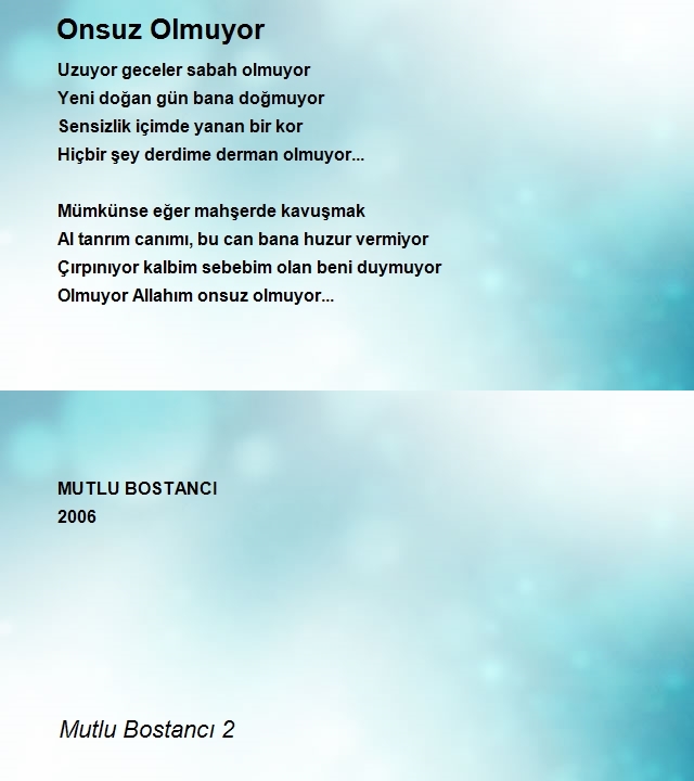 Mutlu Bostancı 2