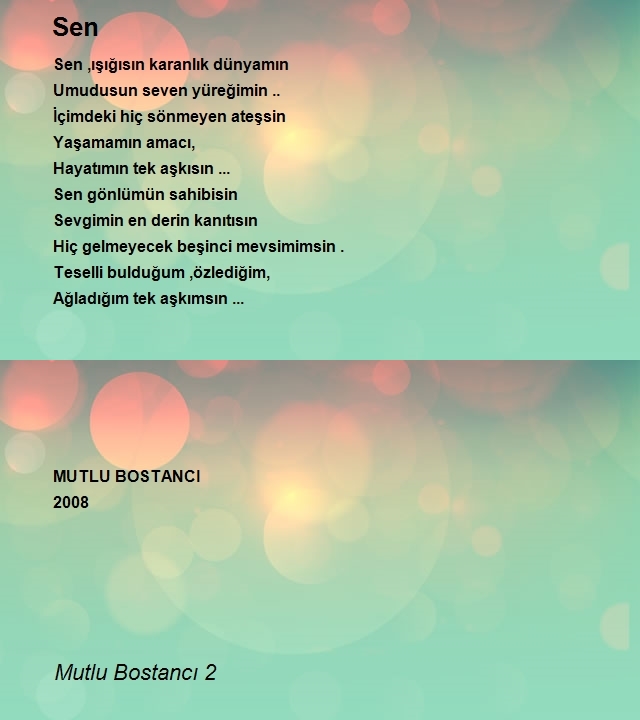 Mutlu Bostancı 2