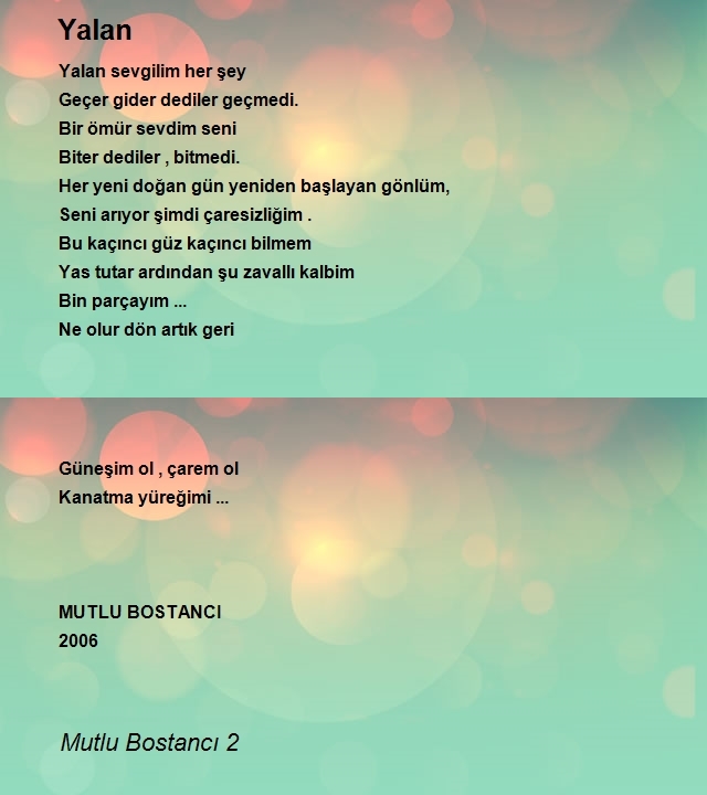 Mutlu Bostancı 2