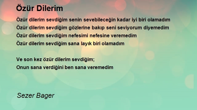 Sezer Bager