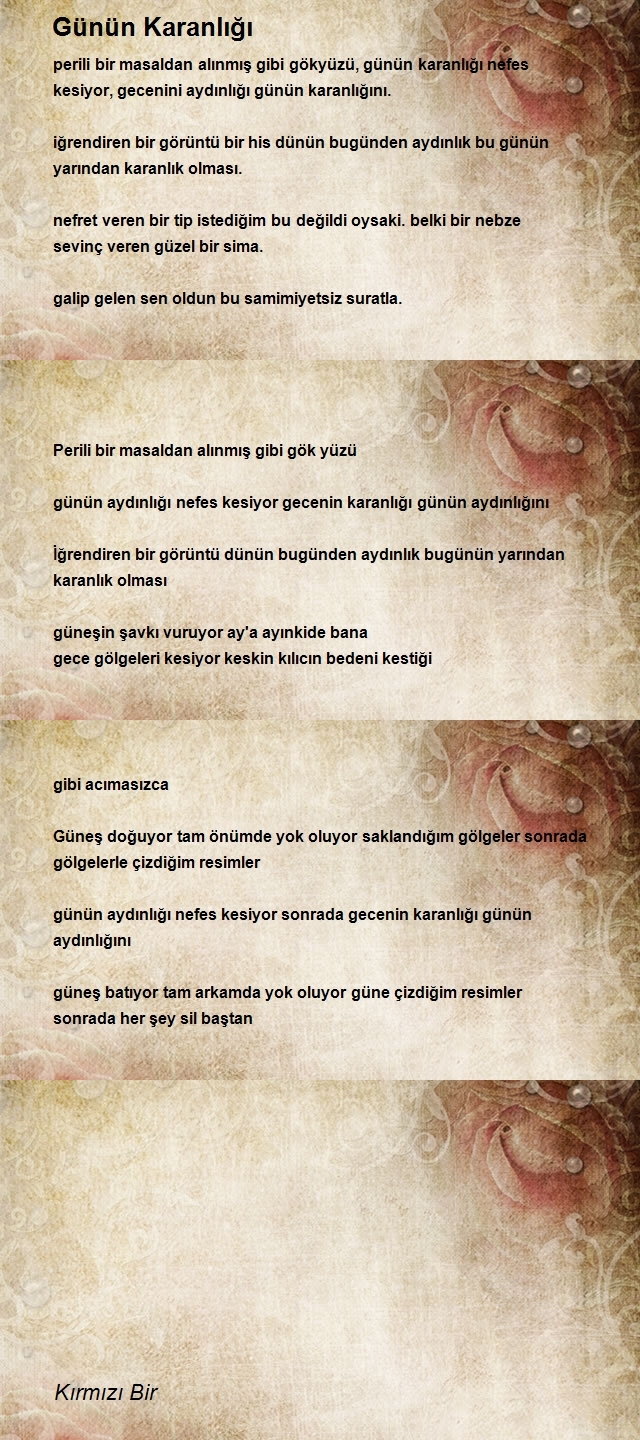 Kırmızı Bir