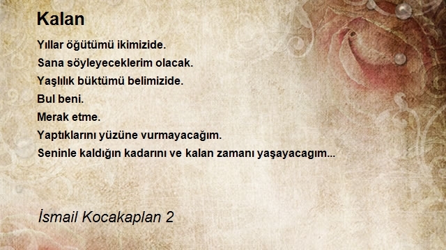 İsmail Kocakaplan 2