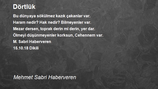 Mehmet Sabri Haberveren