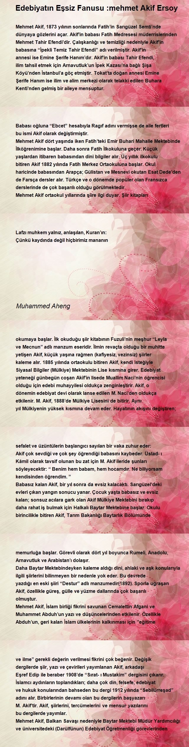 Muhammed Aheng