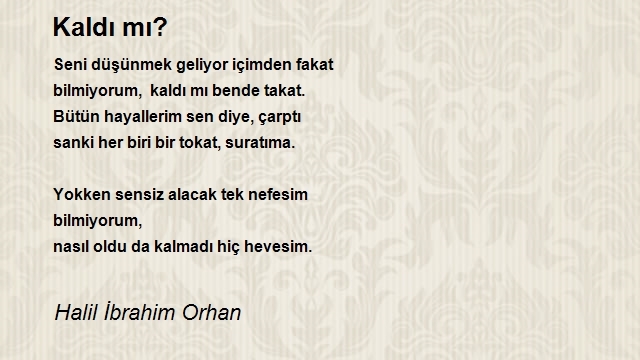 Halil İbrahim Orhan