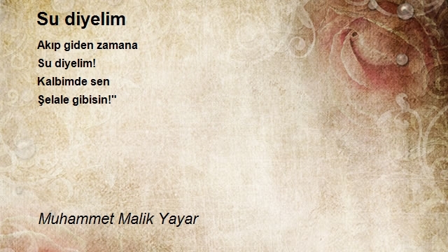 Muhammet Malik Yayar