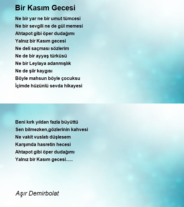 Aşır Demirbolat