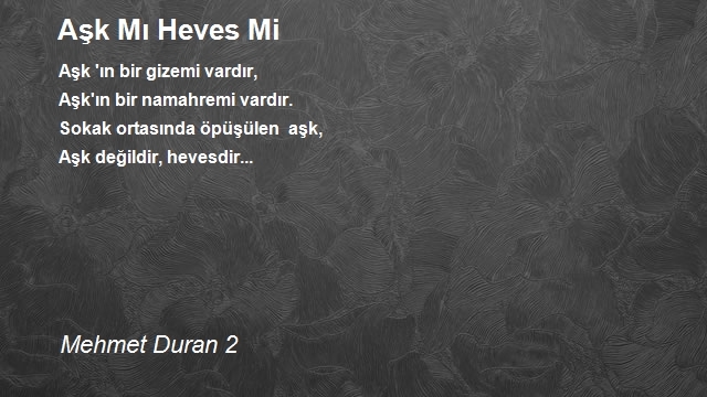 Mehmet Duran 2