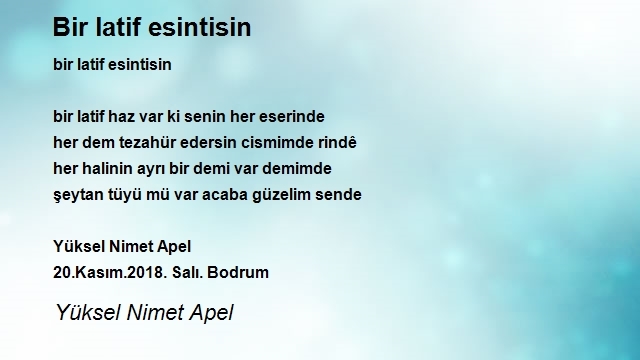 Yüksel Nimet Apel