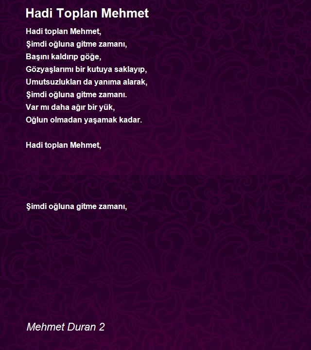 Mehmet Duran 2