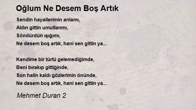 Mehmet Duran 2