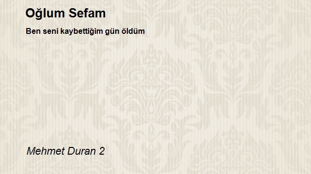 Mehmet Duran 2